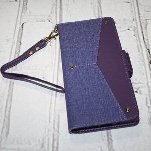 💜 PURPLE NOTE 20 WALLET CASE · FAUX LEATHER 📱